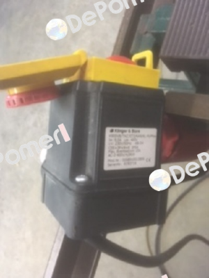 Bremsschalter K900 3Ph-400V  0058.9100 Klinger Born
