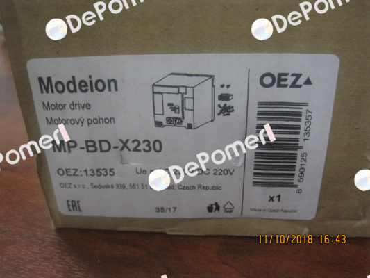 Art. No. OEZ:13535, Type: MP-BD-X230  OEZ