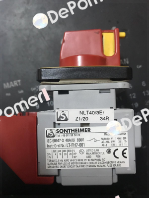 P/N: 10000392, Type: NLT40/3E/Z20/1 Sontheimer