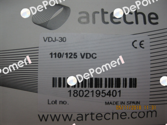 VDJ-30 Vdc  Arteche