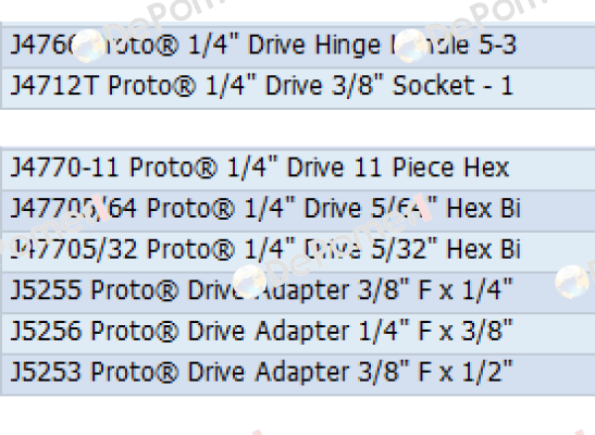 J47705/32 PROTO