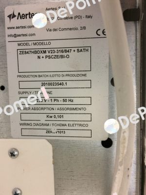 4-way valve with 230V drive for ZE847HBDXM Aertesi