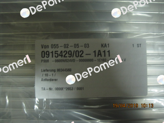 0915429/02-1A11 Vahle