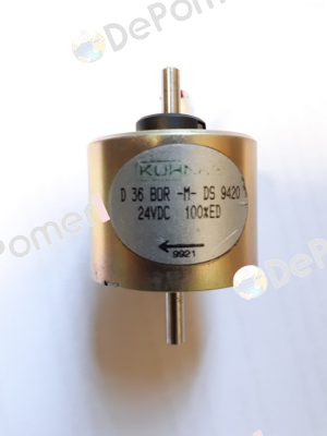 D 36-..BOR  *  -M  -DS9420- 24VDC 100%ED Kuhnke