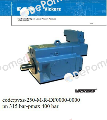 PVXS-250-M-R-DF-0000-000 Vickers (Eaton)