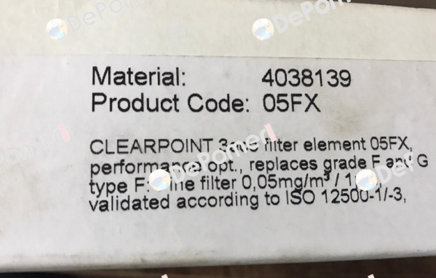 P/N: 4038139, Type: 05FX Beko