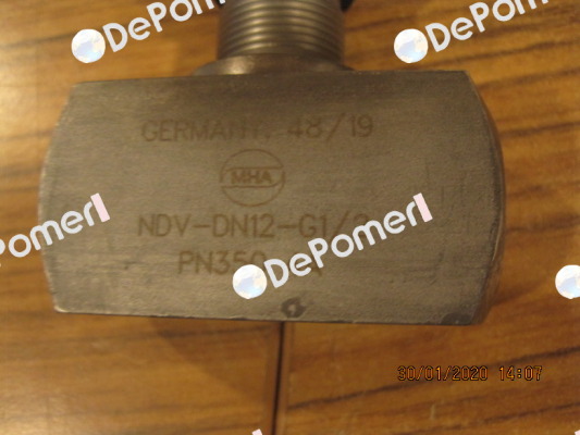 NDV-DN12-G1/2-4A Mha Zentgraf