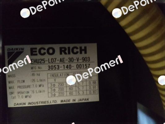 EHU25-L07-AE-30-V-903 Daikin