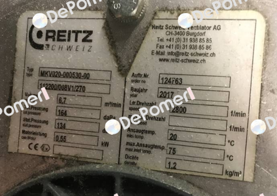 MKV020-000530-00 Reitz