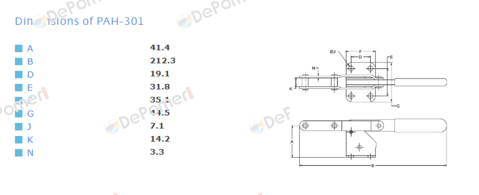 PAH 301 Destaco