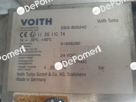 DSG-B05242 Voith