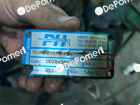 002843867K Poclain