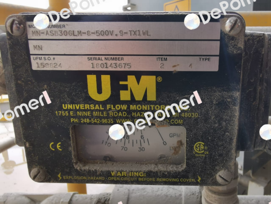 MN-ASB-30GLM-8-500V.9-TX1WL Universal flow monitors