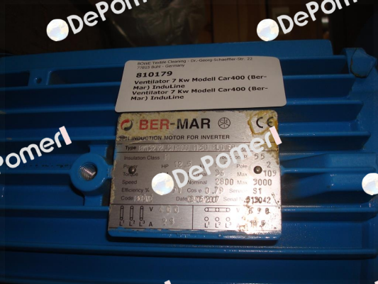BM132V2.CAR400 Ber-Mar Motors