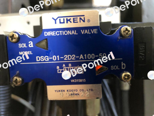 P/N: 260Y-020-03552, Type: DSG-01-2D2-A100 50 Yuken