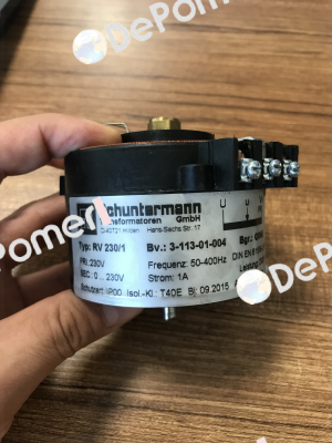 RV 230/1 G0045 230/0-230V 1A Schuntermann Transformatoren