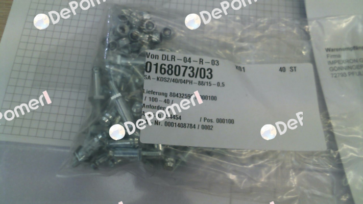 0168073/03 / SA-KDS2/40/04PH-88/15-0,5 Vahle
