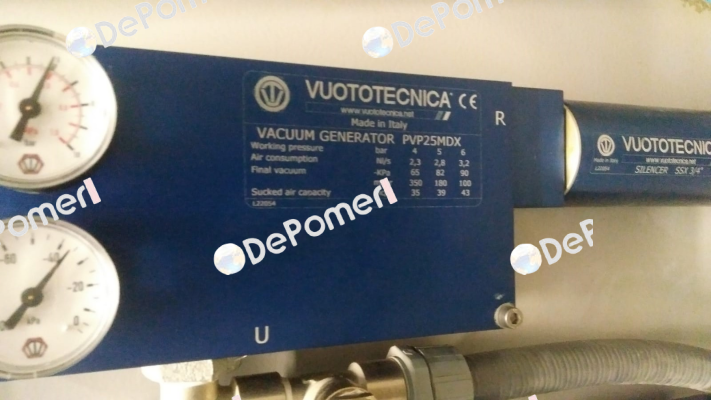 PVP25MDX Vuototecnica
