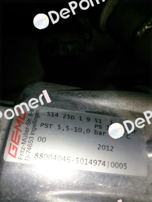 88004046 - 514 25D 1 9 51 1 Gemü
