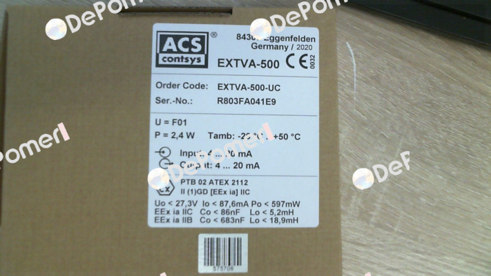 ExTVA-500-UC ACS CONTSYS