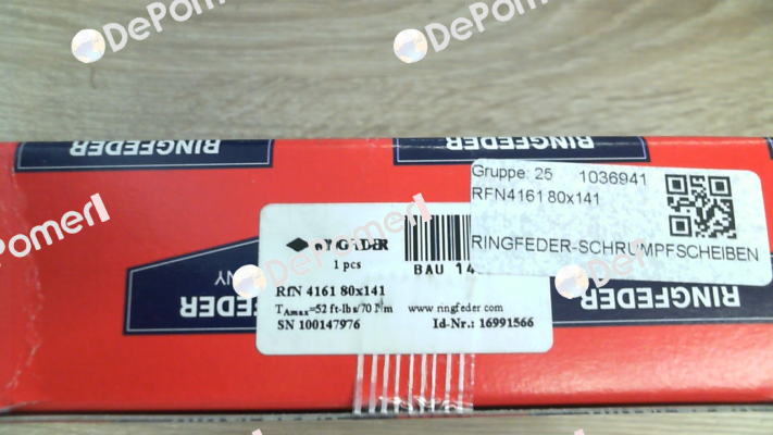 RFN4161 80X141 Ringfeder