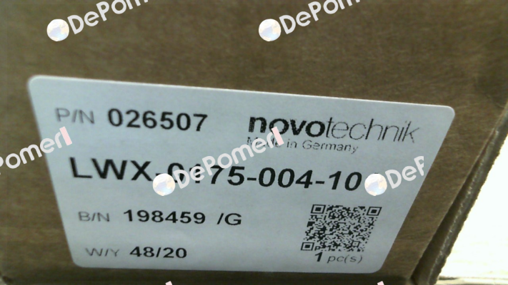 P/N: 400026184 Type: LWX-0175-002 Novotechnik