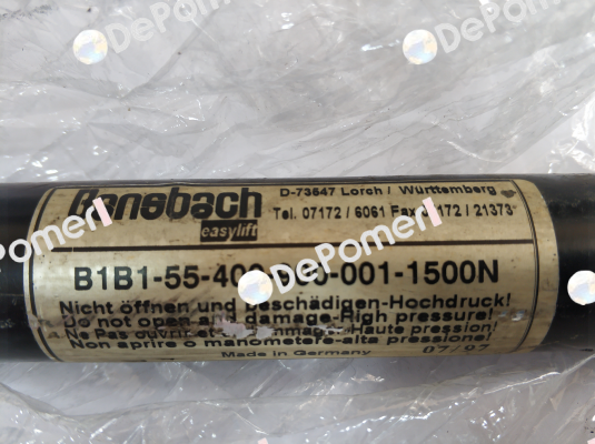 B1B1-55-400-900-001-1500N Bansbach