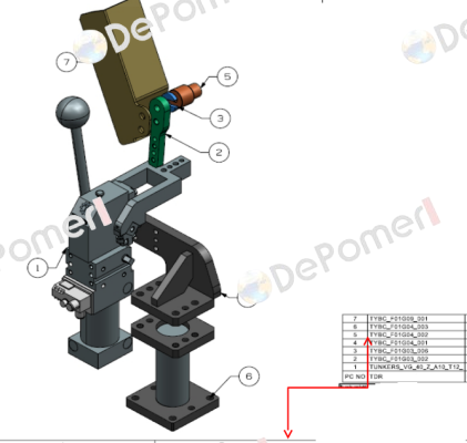 Sensor for Piston VG 40 Z A10 T12  Tünkers
