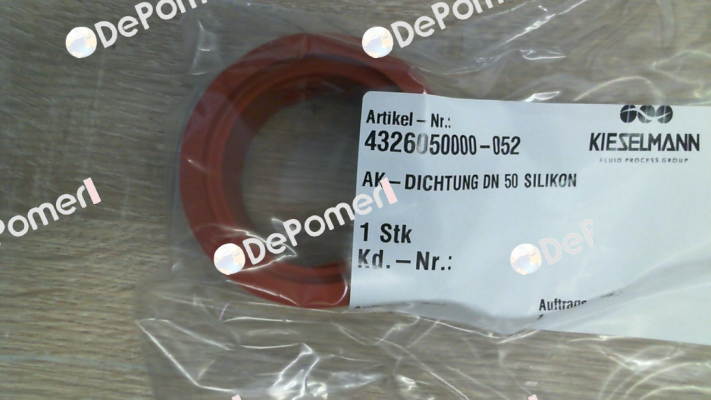 DN 50 VMQ (4326050000-052) Kieselmann