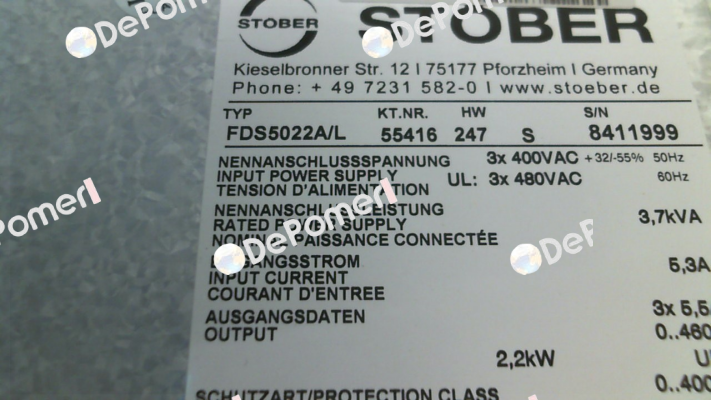 FDS5015A/L Stober