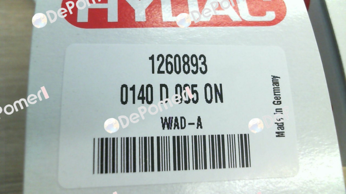 1260893 / 0140 D 005 ON Hydac