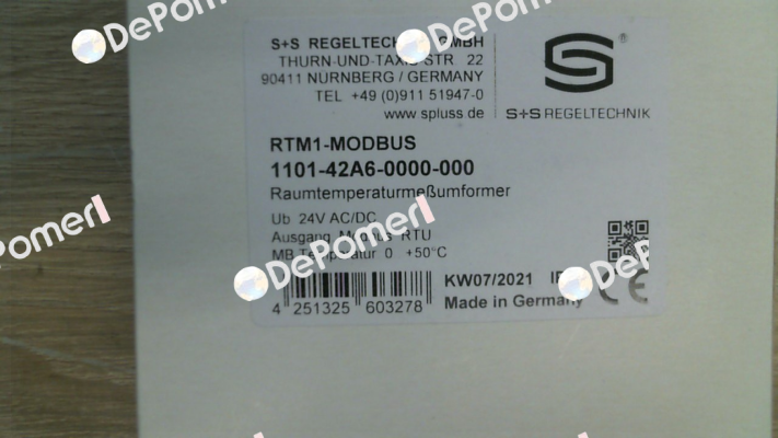1101-42A6-0000-000 S+S REGELTECHNIK