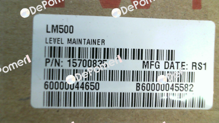 PN: LM500 / Type: 15700835 Murphy