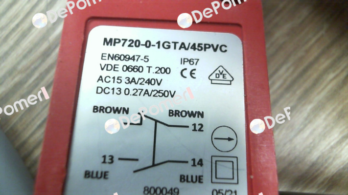 MP720-0-1GTA/45 Microprecision Electronics SA