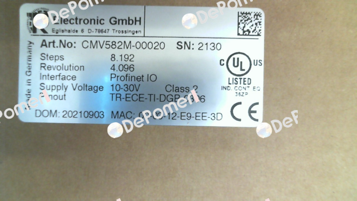 CMV582M-00020 TR Electronic