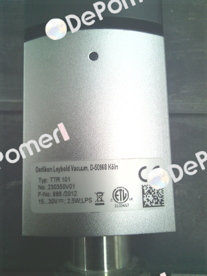 TTR101 No: 230350V01 Leybold