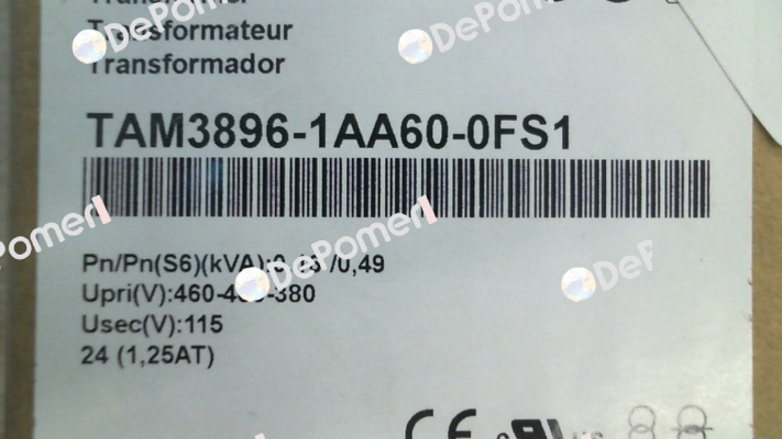 TAM38961AA600FS1 / TAM3896-1AA60-0FS1 Mdexx