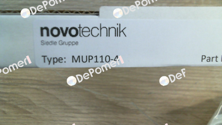 Type: MUP-110-4 Novotechnik