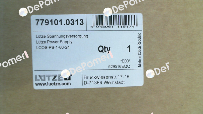 779101.0313  ( LCOS-PS-1-60-24) Luetze