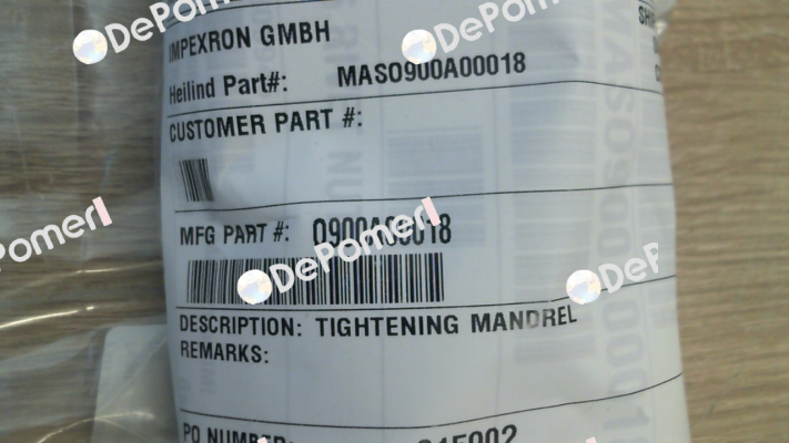 0900A00018 same as 900A00018 Masterfix