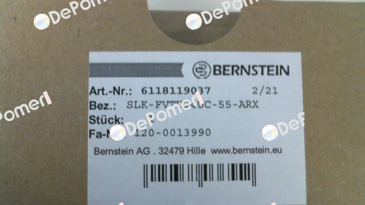 6118119037 / SLK-FVTU24UC-55-ARX Bernstein