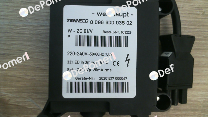 603 228 Weishaupt