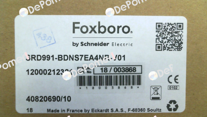 SRD991-BDNS7EA4NR-V01 Foxboro