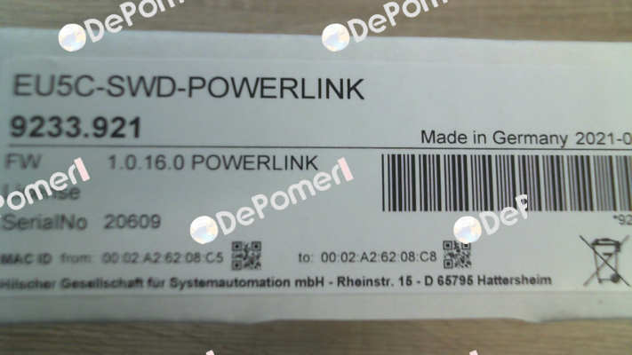 EU5C-SWD-POWERLINK Hilscher