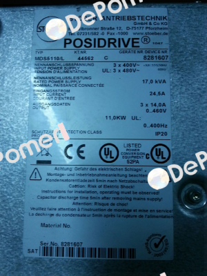Typ: MDS5110/L Stober