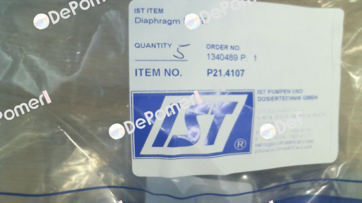 P21.4107  (Mechanical Diaphragm for MD49S6 F ZCA2VL) Obl