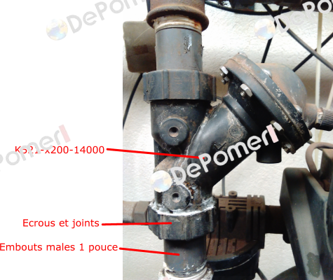 Ecrous et joints for 521-A 125 REF: K521-X200-14000  Aprimatic