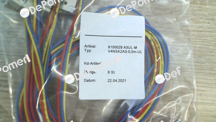 V4NSK2A3-0,5m-UL (V4NSA3-UL) Saia-Burgess