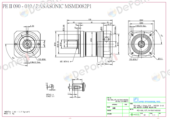 90090PEII090-010 Apex Dynamics