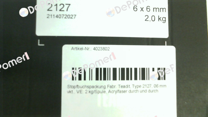 2127 6x6mm Teadit